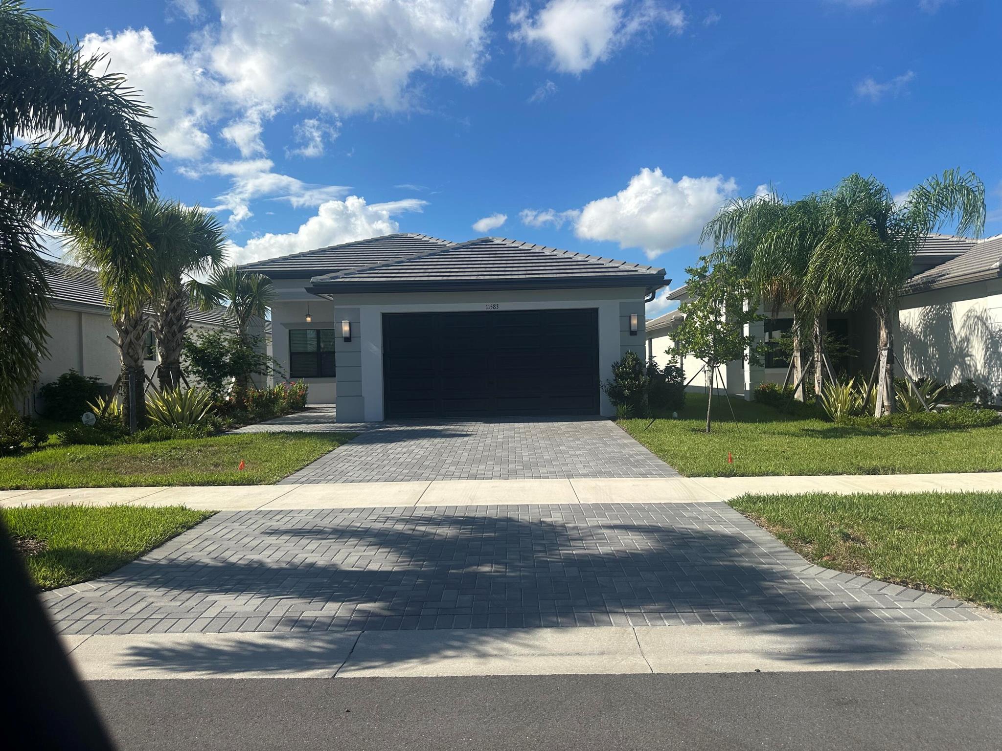 Stunning Corner Lot Tribeca Model in Valencia Walk - 55+ Community!This elegant 3-bedroom, 2.5-bathroom + a den home offers 2,136 sq. ft. of air-conditioned living space.Tenants have full access to the 38,000 sq. ft.