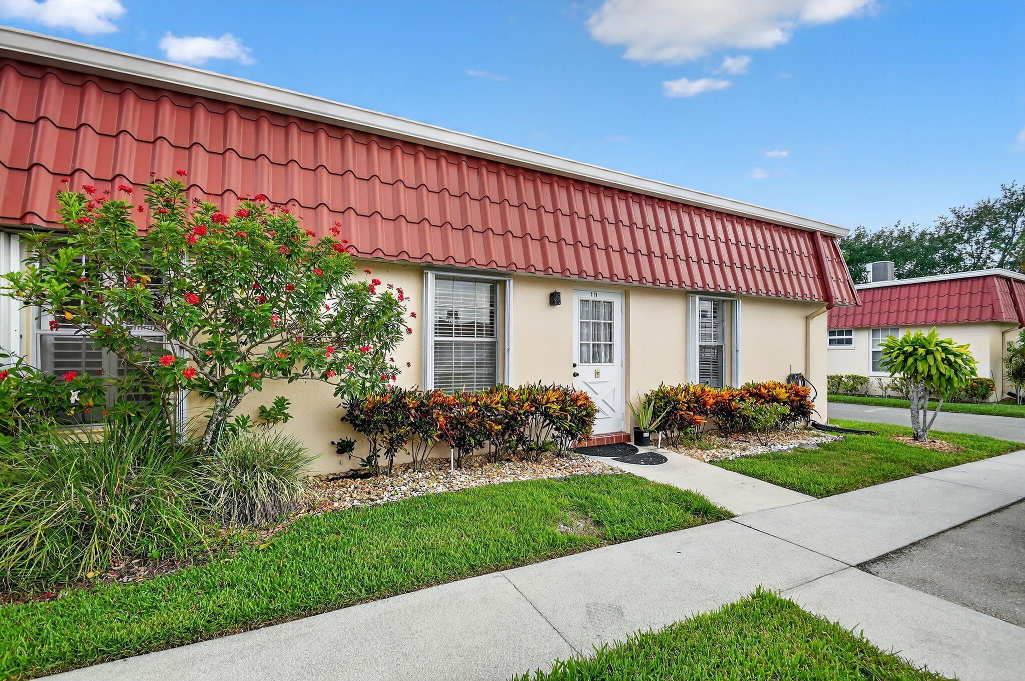 Welcome to this beautifully maintained two-bedroom, two-bathroom corner unit in the sought-after 55+ Covered Bridge community. Renovated kitchen with granite countertops, new stainless-steel appliances, and in-unit washer/dryer. Bathrooms have been tastefully updated. Newer AC (6 years), water heater (4 years), accordion shutters, and a brand-new roof. Covered bridge offers great amenities: clubhouse, fitness center and two pools. Conveniently located near parks, shops, dinning and beaches. HOA includes cable, internet, water, exterior insurance and lawn care. Min credit requirement per HOA 630.