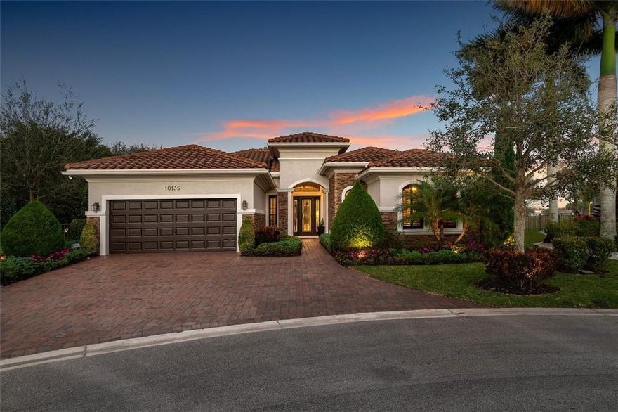 Beautiful One-Story, Toll Bros Expanded Parma Model in Parkland Golf & Country Club. 4 Bed/3.5 Bath Home Located on a Private, Oversized Pie Shaped Lot, on Cul-De-Sac, Backing to the 13th Fairway. Gorgeous Landscape, Golf & Water Views. Fully Fenced Backyard With Salt Water Pool & Sun Shelf, Outdoor Shower & Lots of Patio Space. *Triple Split Plan *32"x32" Porcelain Tile Throughout Main House *Hardwood/LVP Flooring in 3 Bdrms *Custom Built-in All Closets  *Custom Garage Storage *Impact Doors/Windows *Whole House Generac Generator *500-Gallon Propane Tank *Volume Ceilings *Formal Living & Dining Rooms *Expanded Gourmet Kitchen with SS appliances, Incl. Gas Stove, Extended Island & Counter Tops *Owner Suite w/2 Walk-In Closets *Crown Moldings & More. Enjoy Resort Lifestyle. A-Rated Schools.