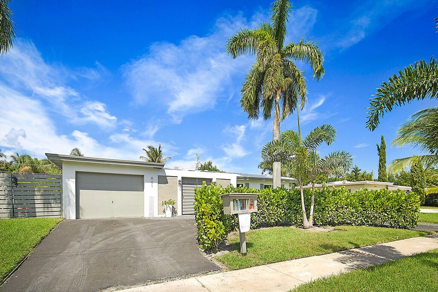 Located in desirable East Boca, this beautifully remodeled 2-bedroom, 2-bath pool home with a versatile bonus room is move-in ready and offers exceptional comfort and efficiency. Meticulously maintained, the property features impact glass throughout and is powered by solar energy, helping keep electric costs among the lowest in the area. The updated kitchen showcases newer appliances, while tile flooring, a dedicated laundry room, and a stylish decorative stone accent wall add both function and character. Outside, enjoy a circular driveway, 1-car garage, and a private pool perfect for relaxing or entertaining. Ideally situated in Boca Raton just minutes from shopping, dining, and the beach. Easy to show -- a must-see rental opportunity!