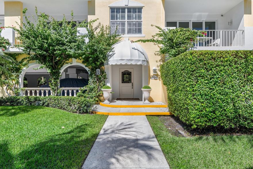 Highly sought-after Chalet by the Ocean 2 bedroom, 2 bath apartment sits only 300 feet from the beach on Peruvian Avenue's ocean-block. Just one street north of world famous Worth Avenue and comfortable walking distances to downtown Palm Beach restaurants and hotel gathering spots. Three blocks east to the town docks, park and the Lake Trail. This apartment has been meticulously maintained and is in pristine condition. Balcony seating with lush tropical landscaping views and a glimpse of the Atlantic's blue water. Heated pool and ample off street parking with one covered spot.