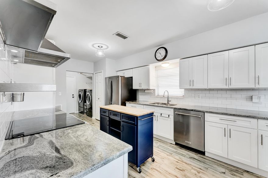 This beautifully renovated 3-bedroom, 2-bath home offers over 2,400 sq ft of updated living space with an oversized enclosed patio. Highlights include a new large kitchen island, newer roof (2020), newer A/C, and tasteful finishes throughout that create a bright, move-in-ready interior. Pine Tree Village is a quiet, 55+ active adult community with a low HOA and amenities including a clubhouse, pool, fitness center, pickleball, and social events. Conveniently located minutes to shopping, dining, beaches, Atlantic Ave, and Delray Marketplace, this home offers comfort, convenience, and lifestyle.
