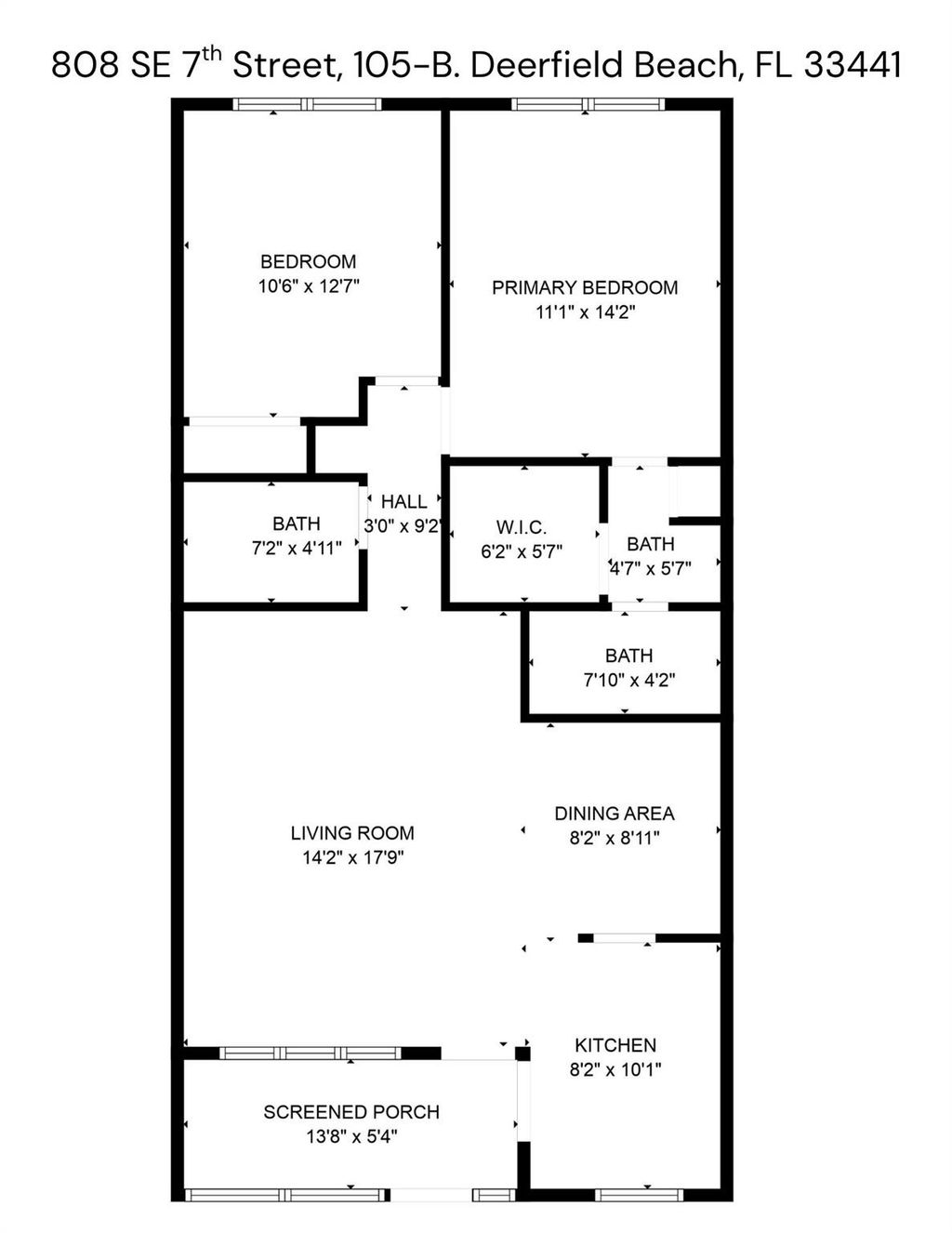 Photo of 808 SE 7th Street #105-B, Deerfield Beach, FL 33441 (MLS # F10514037)