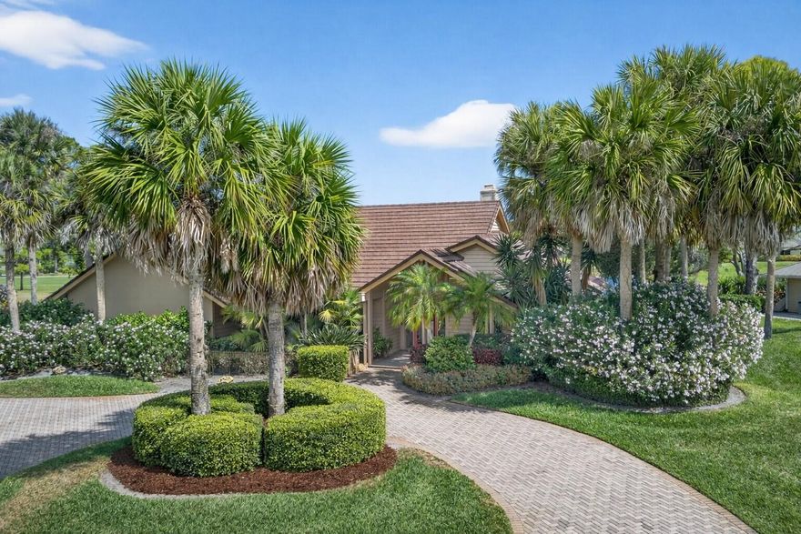 Completely reimagined and taken down to the studs, this stunning 3-bedroom, 4-bath home in Mariner Sands Country Club showcases sleek modern design and exceptional craftsmanship throughout. Every detail has been thoughtfully renovated, creating a clean, contemporary aesthetic with high-end finishes and sophisticated style.  Metal roof installed in 2022 and generator in 2020! The designer kitchen features Thermador appliances and modern cabinetry.  The spacious primary suite is a private retreat with two separate bathrooms, two walk-in closets, and additional custom built-ins seamlessly integrated into the walls for a sleek, tailored look. A dedicated office overlooks tranquil water views. Outdoor living is equally impressive with a heated saltwater pool and spa, with serene east facing water views where spectacular sunrises greet you each morning. Situated on an oversized lot offering exceptional privacy, the home combines modern luxury with tranquil surroundings. A truly move-in-ready contemporary home in one of the area's most desirable country club communities.

Experience the best of resort-style living at Mariner Sands Country Club, a private, gated community in the heart of Stuart, Florida. This premier gated community features two championship 18-hole golf courses, Har-Tru tennis courts, pickleball, croquet, and a state-of-the-art fitness center. Residents also enjoy a resort-style pool with a separate lap pool, the Sand Bar offering indoor and outdoor seating, and exceptional casual dining. The spectacular new clubhouse serves as the social hub of the community, offering both casual and fine dining options. Additional amenities include a dog park and playground, spa and nail salon, making Mariner Sands a welcoming community for all lifestyles. Ideally located just minutes from pristine beaches and the shops and restaurants of charming downtown Stuart, Mariner Sands offers the perfect blend of luxury, recreation, and coastal living.