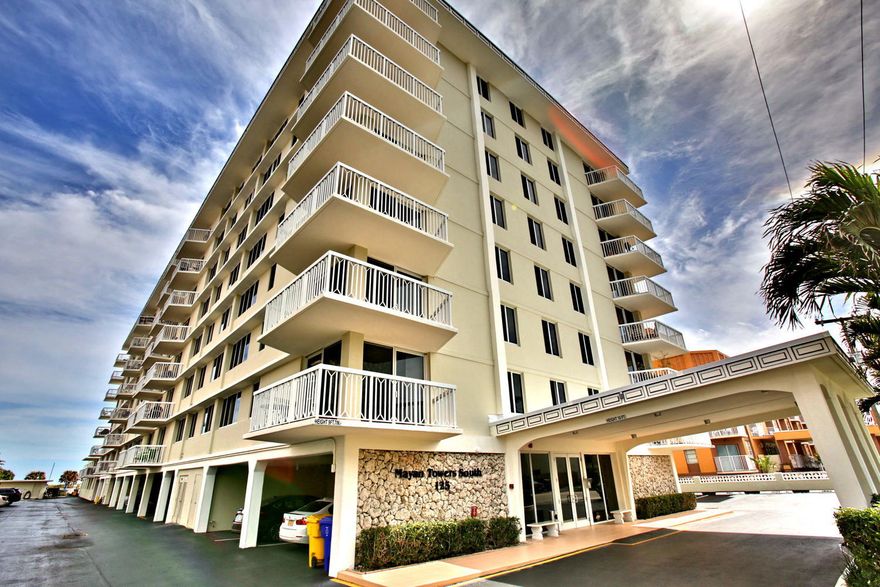 Welcome to Paradise! On the Beach. Spacious Condo Layout.  Updated Kitchen and both Bathrooms. Southern Exposure with an Ocean View from the Balcony.. This beach is the closest the Gulf Stream passes to shore on the east coast. The water is always warm and clear.No Pets and No Smoking.