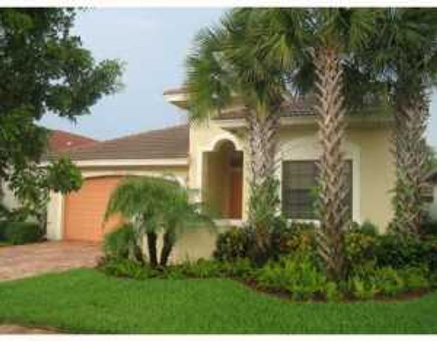 Opportunity is knocking. This lovely home is being offered as a short sale and is a great deal! Perfect for snowbirds or empty nesters. It has a lot to offer. The kitchen is lovely with wood cabinetry and granite counters. There is a formal dining room and a large master suite. One of the bedrooms is an open den. The air conditioner is only 1 year old. The yard is totally private. It is located in the heart of Boynton Beach in a manned gated community.