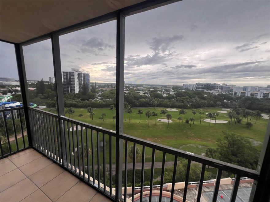 DON’T MISS THIS OPPORTUNITY! BEAUTIFUL 11th FLOOR, OVERSIZED ONE BEDROOM WITH STUNNING VIEWS OF THE TURNBERRY GOLF COURSE, LOCATED IN THE HEART OF AVENTURA! Just minutes from Aventura Mall, fine dining, the beach, major highways, and more. This residence offers the perfect blend of space, comfort, and convenience. Enjoy 24-hour security, covered garage parking, and a full range of resort-style amenities. Cable and internet are included in the maintenance fees. All ages welcome! No leasing allowed during the first year of ownership.
