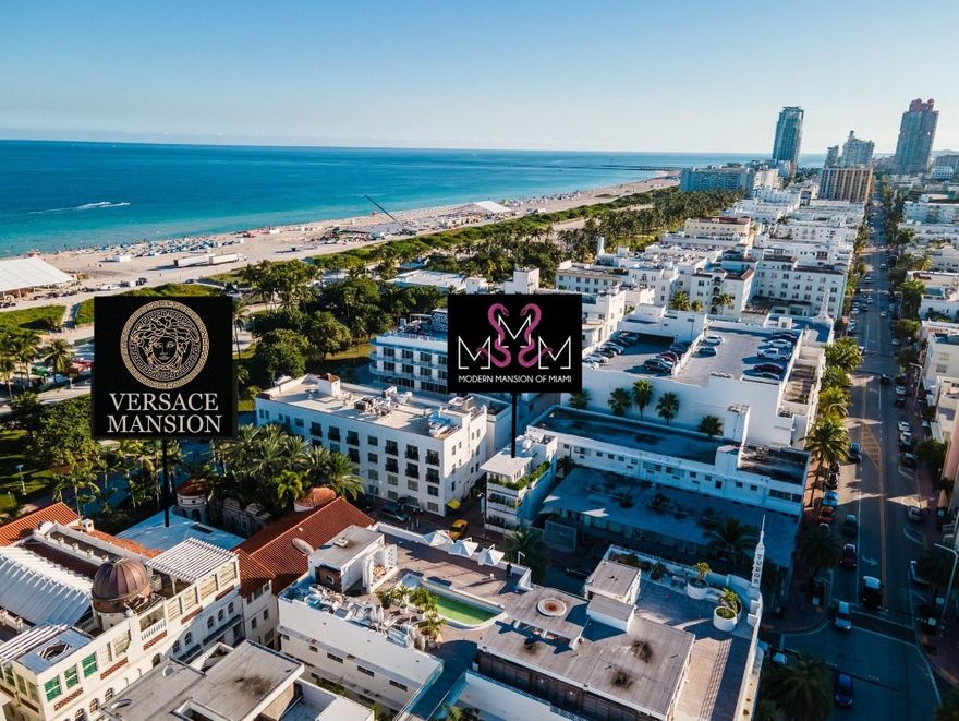 Attention Trophy Property Buyers, now is your opportunity to purchase or rent THE ONLY freestanding residence on the iconic art deco South Beach promenade. This residence was one of the first homes ever built on South Beach. 50FT from Versace Mansion, 200 feet from South Beach & Ocean Drive. This is THE ONLY free standing single-family, 3 story mansion left to acquire that allows both residential & mixed-use commercial. Originally, there were 2 residences that could claim this title, Gianni Versace’s mansion residence & 124 11th St., however after Mr. Versace’s death, his residence was transformed into a hotel and restaurant. With direct access through two secure gates & a private elevator. Owner is selling the Airbnb license as well if new owner is interested!