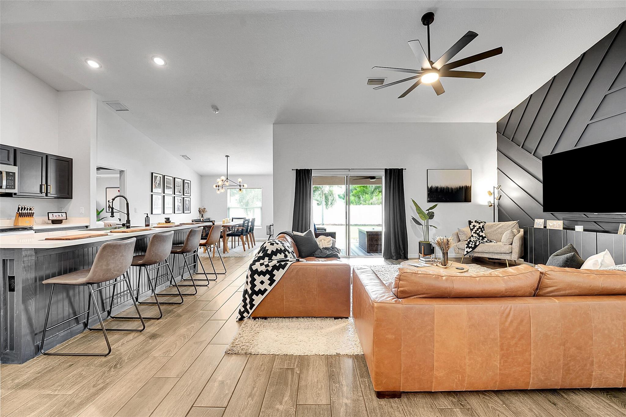 Discover your dream home in the heart of Port St. Lucie. This home is a magnificent 4/2 designed for modern living & makes for an ideal sanctuary for everyone. The fully fenced backyard provides privacy, perfect for outdoor gatherings or relaxation. Step inside to find a spacious open floor plan that seamlessly connects & is tailored for both entertaining & everyday living. The gourmet kitchen features SS appliances & granite countertops, inviting culinary creativity. The covered patio serves as an ideal space for morning coffee and there is a HUGE fenced in yard. Embrace the vibrant community, complete with growing amenities, offering a lifestyle upgrade. You’ll want to make this home yours immediately. Schedule your private tour today & experience the relaxed lifestyle of Port St Lucie!