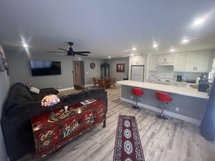 Short Term Lease ONLY! Do Not Inquire About Long Term Leasing as it is NOT Being Offered for Anything More than 6 Months. Also this is in a 55+ Community. Newly Updated & Comfortably Spacious Fully Furnished & Appointed ''Off-Season'' Rental Offering Available from April through October. Gorgeous Kitchen with Plenty of Storage & Cabinet Space. Open Great Room Concept. Modern Bathrooms (1 Half Bath, One Full). Enclosed Florida Room Leads to Private Green Space Perfect for Taking the Summer Sun. Community Offers Pool, Clubhouse, Pickleball & More. Convenient Location Only a Short Drive to Beach & I-95. Downtown West Palm & PBI in 15-20 Minutes.