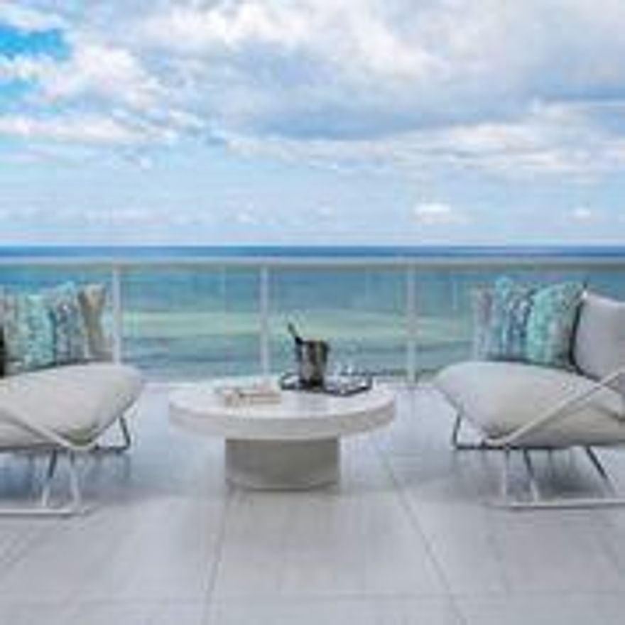 Clean, modern, and exclusive. Available IMMEDIATELY. This stunning VistaBlue Penthouse Residence is completely customized with a one-of-a-kind designer scheme by The Decorators Unlimited. Singer Island's 7 miles of tranquil shoreline are reflected inside this exquisite penthouse residence. Our designer favors clean lines, utilizing the most natural materials and textures. A soothing palette of warm neutrals and blues is expertly delivered through woven details in upholstered furniture and drapery. Mixes of finishes with rich walnut wood tones and polished and brushed stainless are featured in each room. Pops of colorful accents and artwork beautifully complete the contemporary coastal concept. Intracoastal views. Features include, an art gallery hallway to showcase your own personality, 2 elevator entrances, 13-foot ceilings, 9-foot interior doors throughout, custom ceiling treatments in all rooms with unique custom lighting and Lutron lighting controls, Lutron Solar shades throughout with blackout shades in bedrooms, 72-inch format Italian Porcelain tile throughout and built-out expansive custom closets in east Master Suite. The Master Suite and second VIP Master Suite include Kohler Veil Intelligent Toilets in each bath. Enjoy the morning bar with Miele coffee system in the VIP Master Suite on one of the 3 large terraces. Revel in the stunning ocean-view great room PLUS Intracoastal-facing family room. Entertain in the oversized gourmet kitchen with sleek modern finishes, lighted cabinetry, and top of the line Miele and Subzero appliances. Never worry about not having enough space with the extra-large secondary bedrooms and a 3-car enclosed private garage which includes an electric car charging station and room for a golf cart to cruise the Island.
The VistaBlue Penthouse offers contemporary coastal living with unmatched quality and design. A modern beachfront retreat. VistaBlue provides residents with unparalleled features and amenities. A boutique building, with 58 residences, 19 stories, 4 floorplans per floor, and only 2 Penthouse units. Five-star amenities include gated entry with security, on-site concierge, an elevated pool terrace and sundeck overlooking the Atlantic Ocean and Intracoastal Waterway, cabanas, spa pool, wine bar, state-of-the-art fitness center with men's and women's luxury locker rooms with sauna, social lounge, boardroom and an expansive pristine private beach. The residents at the VistaBlue can also take advantage of amenities such as room and beach service, offered by the neighboring Marriott luxury resort. VistaBlue was complete in early 2018 and is ready for you to be its newest resident. More at vistabluesingerisland.com

Current pricing is based on FULLY FURNISHED residence, decorated by Decorator's Unlimited. Information provided by builder; buyer and buyers agent to verify all information as it is not guaranteed.