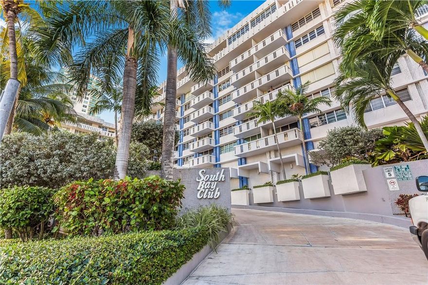 Welcome home to this gorgeous 2 bedroom, 2 baths luxury unit, located in the South Bay Club. This completely updated condo features stainless steel appliances, a wine fridge, built in shelving in the closets, plenty of bright natural light, and a great balcony to enjoy the sights and sounds of the South Beach city life. This exceptional building offers full amenities such as a gym, jacuzzi, a newly renovated pool, and the option for your own private boat dock in the marina just below the building. Two parking spaces are included with this unit, as well as private storage in the building. Enjoy a short walk to West Avenue shops and Lincoln Road, to enjoy all that South Beach has to offer!