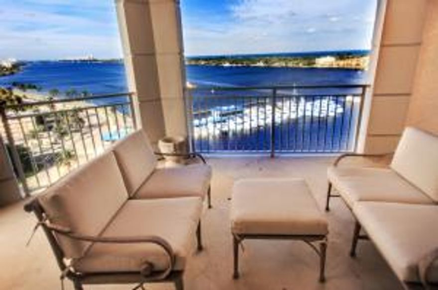 Elegance abounds in this stunning 4 Bedroom 4.5 bath twelfth floor unit with approximately 5,000 sq. ft. of luxurious living space, outstanding ocean and intracoastal views, four exposures providing lots of light.  This gorgeous unit in impeccable condition was featured as the builder's model with neutral tones throughout... limestone floors, onyx master bath, and eat-in kitchen with gas stove. Unit includes cabana with bath on the pool level. Concierge building with fabulous party room, media room, gym with sauna, two guest rooms available for lease, two pets accepted with no weight restrictions, two parking spaces...Amazing Value $5,495,000.