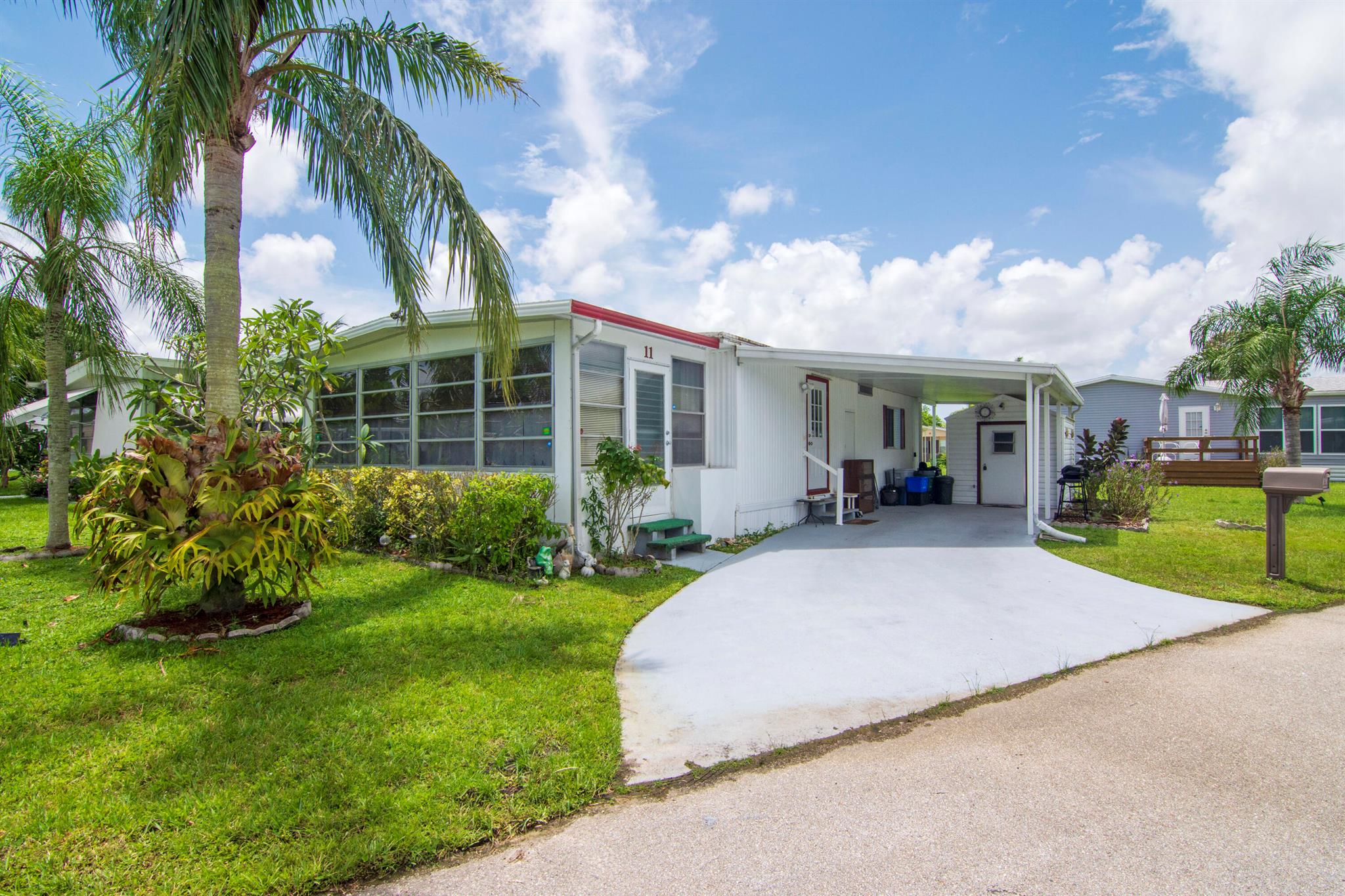 Charming 2-bedroom, 2-bath home located in the vibrant 55+ community of Spanish Lakes Riverfront. This bright and comfortable residence features a lovely air-conditioned Florida room--perfect for enjoying your morning coffee or entertaining guests. Residents have access to a wide array of amenities, including a heated pool, hot tub, billiards, tennis, pickleball, bocce, and fishing. Whether you're seeking relaxation or an active lifestyle, this home offers the best of both worlds. Schedule your private showing today!