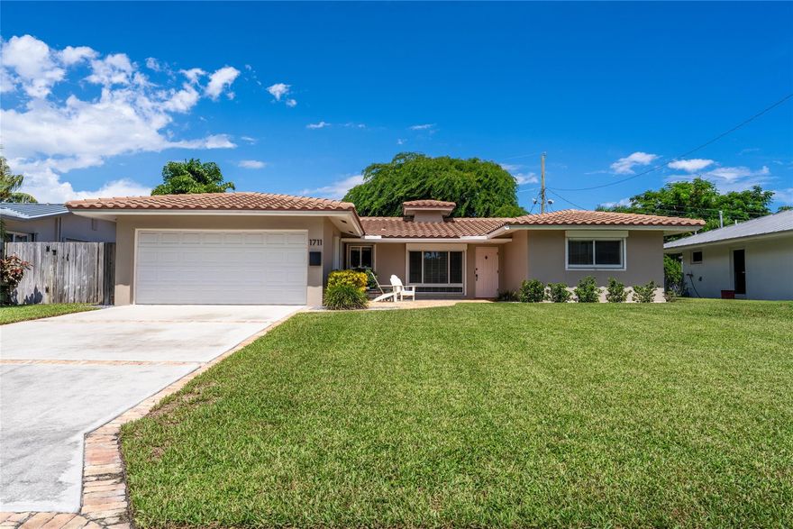 Beautifully maintained 3/2 home in sought after Coral Heights. This nearly 2,000 sq ft split floor plan offers a spacious layout, impact rated windows and doors, updated electrical panels, a 2014 barrel tile roof, and a 2 car garage. Enjoy natural gas with a brand new water heater, a fenced yard, and an interior laundry room. Located on one of the best streets in the neighborhood, just minutes from the beach, Wilton Manors, Downtown Fort Lauderdale, and the airport. Fantastic location and neighborhood.