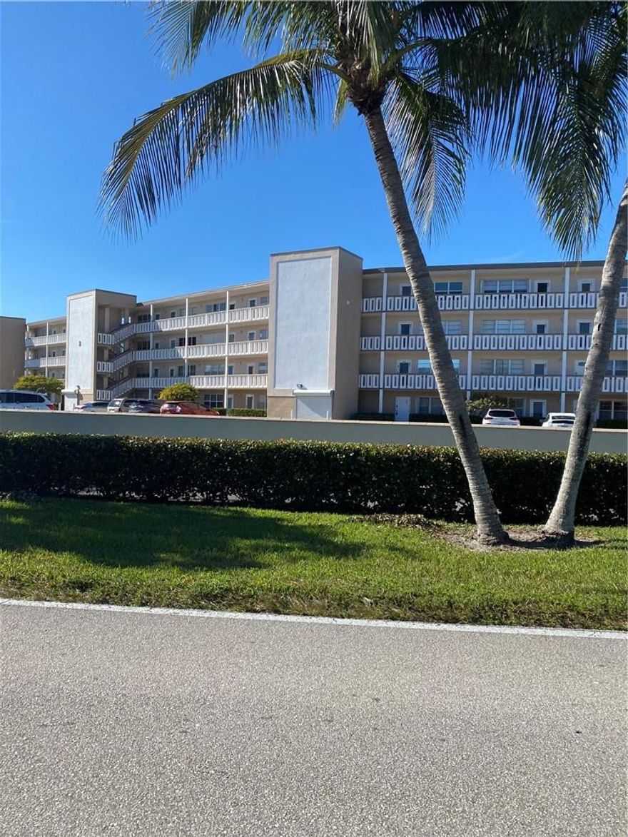Must see! Beautiful and nicely furnished 4th floor unit in the desirable Dover building. Relax on your screened patio while overlooking the sunset on the lake. Stuning View! Very well maintained and ready to move in. Tastefully furnished, with lots of closets. Updated kitchen and renovated bathrooms. Comfortable living room. Nice tile floors throughout including patio. Plantation shutters. Sold turnkey furnished.Don't miss this lovely condo in a 55+ gated community, numerous activites, events, theater, pools, recreation, and transportation/shuttles. You will love living here!