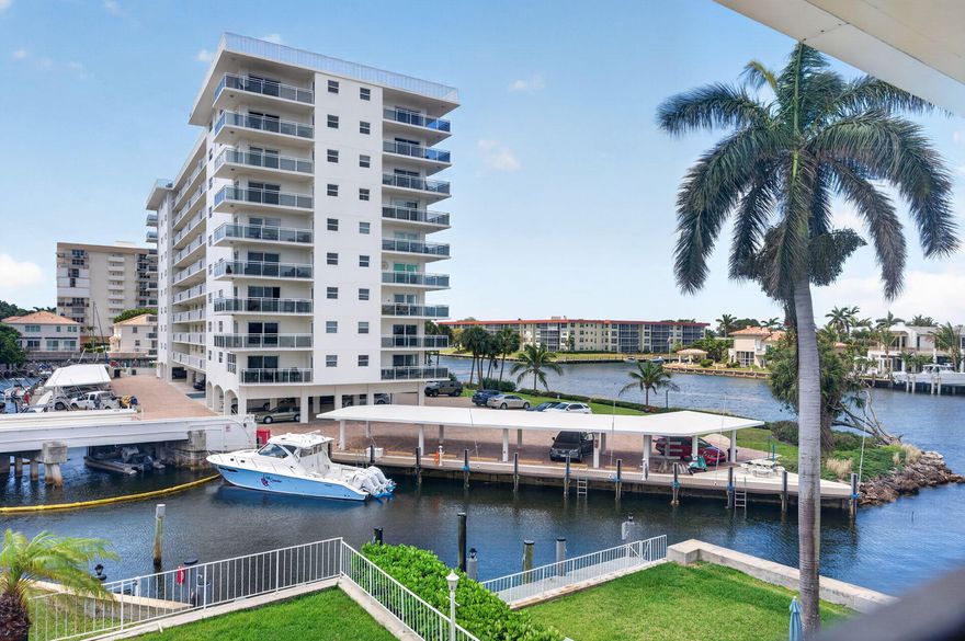 Waterfront Living on Prestigious Hillsboro Mile with Intracoastal Views!  Welcome to this beautifully located residence on the exclusive Hillsboro Mile, offering stunning Intracoastal Waterway views and the relaxed coastal lifestyle South Florida is known for. This inviting unit features a bright and open layout designed to maximize natural light and showcase beautiful west-facing water views, perfect for enjoying spectacular sunsets from the comfort of home.  The thoughtfully designed living spaces provide seamless flow between the living, dining, and kitchen areas, creating an ideal setting for entertaining or simply unwinding while watching boats glide by. Generously sized bedrooms offer comfort and privacy, while the private outdoor space provides the perfect spot to relax and enjoy the tranquil waterfront setting.  Residents enjoy the best of both worlds with Intracoastal-front living and convenient beach access just across the street, allowing for easy enjoyment of the sand and surf. The building has successfully completed its 40-year recertification, providing added peace of mind and confidence in the property's structural and maintenance standards.  Ideally situated along prestigious Hillsboro Mile, this property is just minutes from dining, shopping, and entertainment in nearby Deerfield Beach and Pompano Beach. Whether you're seeking a full-time residence, seasonal getaway, or investment opportunity, this waterfront gem offers an exceptional opportunity to experience the beauty and serenity of coastal living.  Don't miss your chance to own a piece of paradise on one of South Florida's most desirable stretches of coastline!