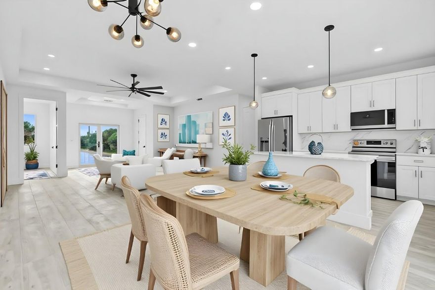 Discover your perfect home in Port Charlotte Golf Course community! This newly built 4-bedroom, 2.5-bath residence offers 2,129 square feet of beautifully designed living space. With modern finishes and thoughtful details throughout, this move-in-ready home is a rare find. Don’t miss the chance to experience the best in contemporary living!