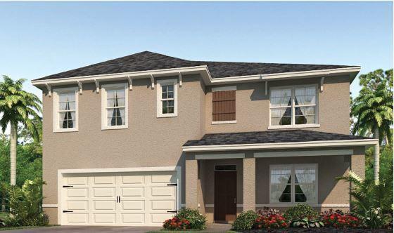 Concrete block construction on both floors! This plan offers a flex space that could be a dedicated home office or formal dining room. A bedroom with full bath, central living room and open kitchen with extended island complete the main level. Upstairs features a generous owner's suite and a secondary living room perfect for family movie nights and the second floor laundry room simplifies an everyday chore! Photos used for illustrative purposes and do not depict actual home.