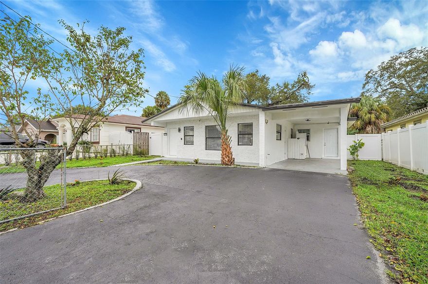 Hey there, future Renter!  Get ready to fall in love with this delightful single-family home in sunny Fort Lauderdale! With 4 cozy bedrooms and 3 full bathrooms nestled in 1,168 square feet, this place is just waiting for you. The kitchen features shiny stainless steel appliances and beautiful stone counters. And let’s not forget the bedrooms! Each one is filled with natural light that makes you feel right at home. A spacious backyard to call your own. The attached carport makes parking a breeze, and with local parks and shops just around the corner, you’ll have everything you need to enjoy the fabulous Fort Lauderdale lifestyle. Are you ready to make this house your new home?
