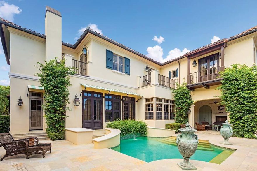 Located in the desirable Seagate Neighborhood, this beach area property is a few short blocks from the Atlantic Ocean and Atlantic Ave. Boasting over 6,400 total square feet, the four bedroom residence combines the luxury and amenities of a custom built home with the elegance of a timeless estate. Features include custom finishes and wood trim; hardwood and marble floors; impact glass; elevator; and generator. The Palm Beach style property offers abundant privacy with an expansive driveway, courtyard entry, and gated entrance to the three garage bays. Entertaining and private retreats are a breeze with covered loggia, fireplace, and summer kitchen; heated pool with spa; and terraces for outdoor lounging and dining. This coastal residence is the perfect spot to enjoy Luxury Living. FEATURES
" 4 bedrooms / 4.2 baths
" 5,032 square feet under air / 6,486 total square feet
" Prime location with 113' of frontage on Seagate Dr and 117' of depth
" Located just blocks from the beach and shops and restaurants on Atlantic Ave
" Custom built to the highest of standards to create a classic estate style enhanced by modern quality and amenities
" Stunning curb appeal with a Palm Beach style drive, gated north entrance and courtyard terrace
" Entry foyer, honed marble floors and elegant stairway with two story ceiling and natural light
" Arched doorways; wood beamed ceilings; custom trim; built-ins; and hardwood floors
" North hallway flows to formal parlor with gas fireplace and dining room 
" Living room with gas fireplace, bar room with wine cooler, and French door access to poolside grounds
" Expansive kitchen with large island, snack bar seating, two sinks, gas range, casual dining area, views of the pool and easy access to butler's pantry and formal dining room
" Service hallway off kitchen has powder room, and access to covered loggia and north grounds with three garage bays
" South hallway has access to powder room, elevator, en suite guest bedroom and office workspace with French door access to the pool and grounds
" Stairway to landing with sitting area; Juliette balcony and hidden doorway access to laundry room
" Stately office with built-ins
" South hallway to elevator access and two additional en suite guest rooms
" Master Wing has a private hallway entry; sitting room with balcony; lovely bedroom with balcony and views of the pool and grounds; morning bar; large walk-in closet with access to laundry room; and spacious master bath with dual vanities, tub, glass shower and outdoor shower
" Covered loggia with outdoor gas fireplace and impressive summer kitchen
" Heated pool and separate heated spa with fountain for outdoor sun and fun
" Multi-level terraces for outdoor lounging and dining
" Landscaped and manicured grounds with gated access for privacy
" North gated driveway leads to two-car garage and one-car garage plus expansive parking area for residents
" Six total refrigerators plus one wine fridge; two in the kitchen, one in the butler's pantry, one outside, one in the bar room and one in the master bedroom
" Elevator; Crestron smart home system; security system with cameras; natural gas; impact glass; and generator

If you are looking for a beach area residence that perfectly combines the amenities of a newer custom built home with the elegance and charm of a vintage Palm Beach estate, this is the perfect luxury property for you.