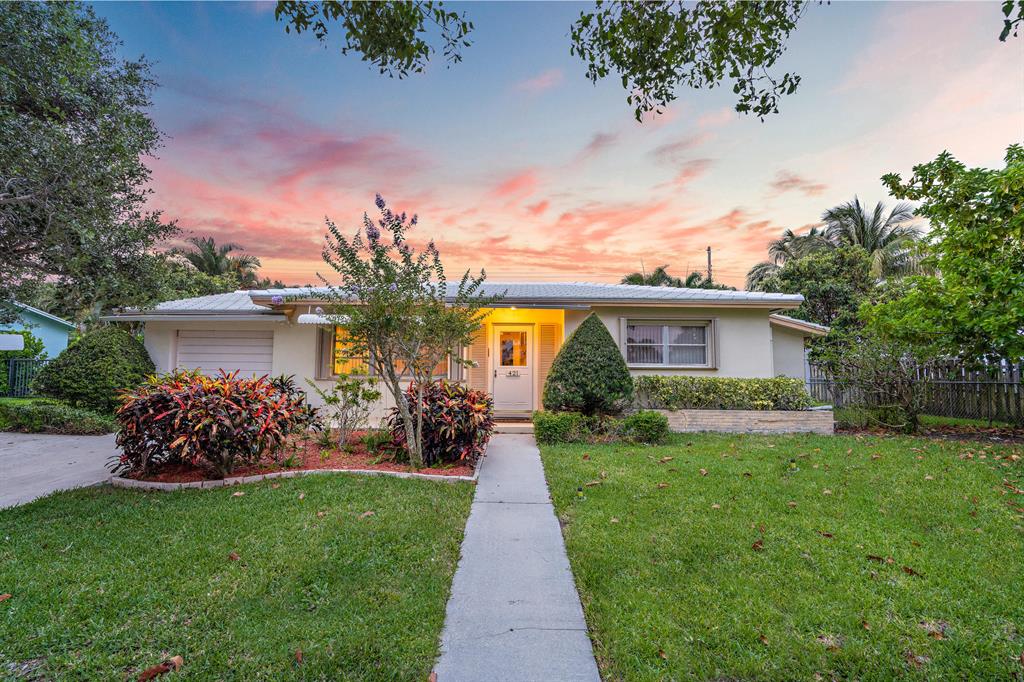 Snuggled on one of the most desirable streets in the quaint North Palm Village, this CBS (Concrete Block Structure) home is ready for you to make it your own! Fix this gem up to make your primary residence or add to your investment portfolio (hello, Airbnb!) 421 Ebbtide offers single story living with a galley kitchen - newer oven/range, dishwasher, and microwave, extended living area, 1 car garage, a NEW ROOF (2017 - permit attached), NEW HVAC, 2 bedrooms, 2 bathrooms, and a screened in porch. The yard is cute as a button with plenty of room for a pool. Located just off US 1 and around the corner from the Conservatory School, the newly renovated North Palm Beach Country Club, and within a stone's throw to Anchorage Park, Juno Beach, Singer Island, and PGA!