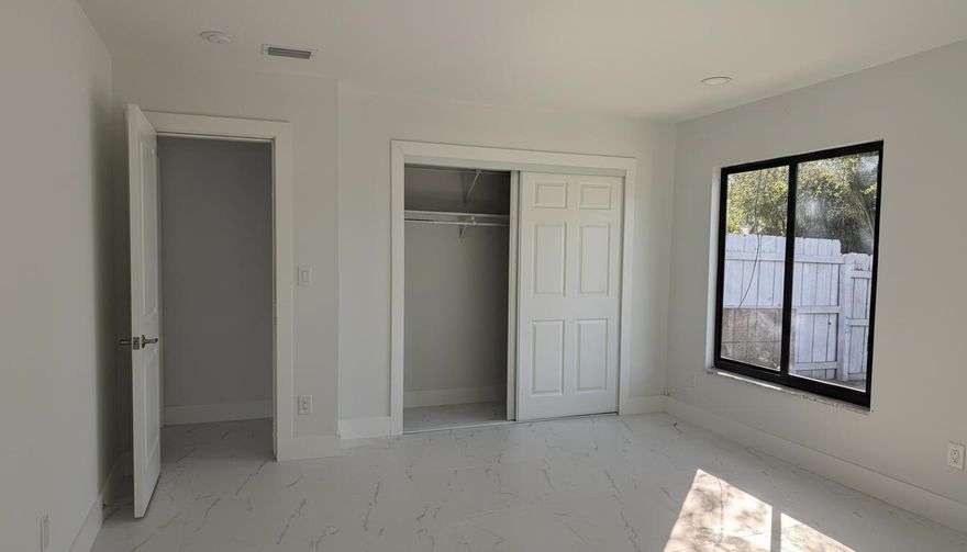 Fully remodeled 1-bedroom, 1.5-bath home with its own private driveway and patio--no HOA! Enjoy the convenience of in-home laundry and water included. A comfortable and well-maintained space ready for move-in.