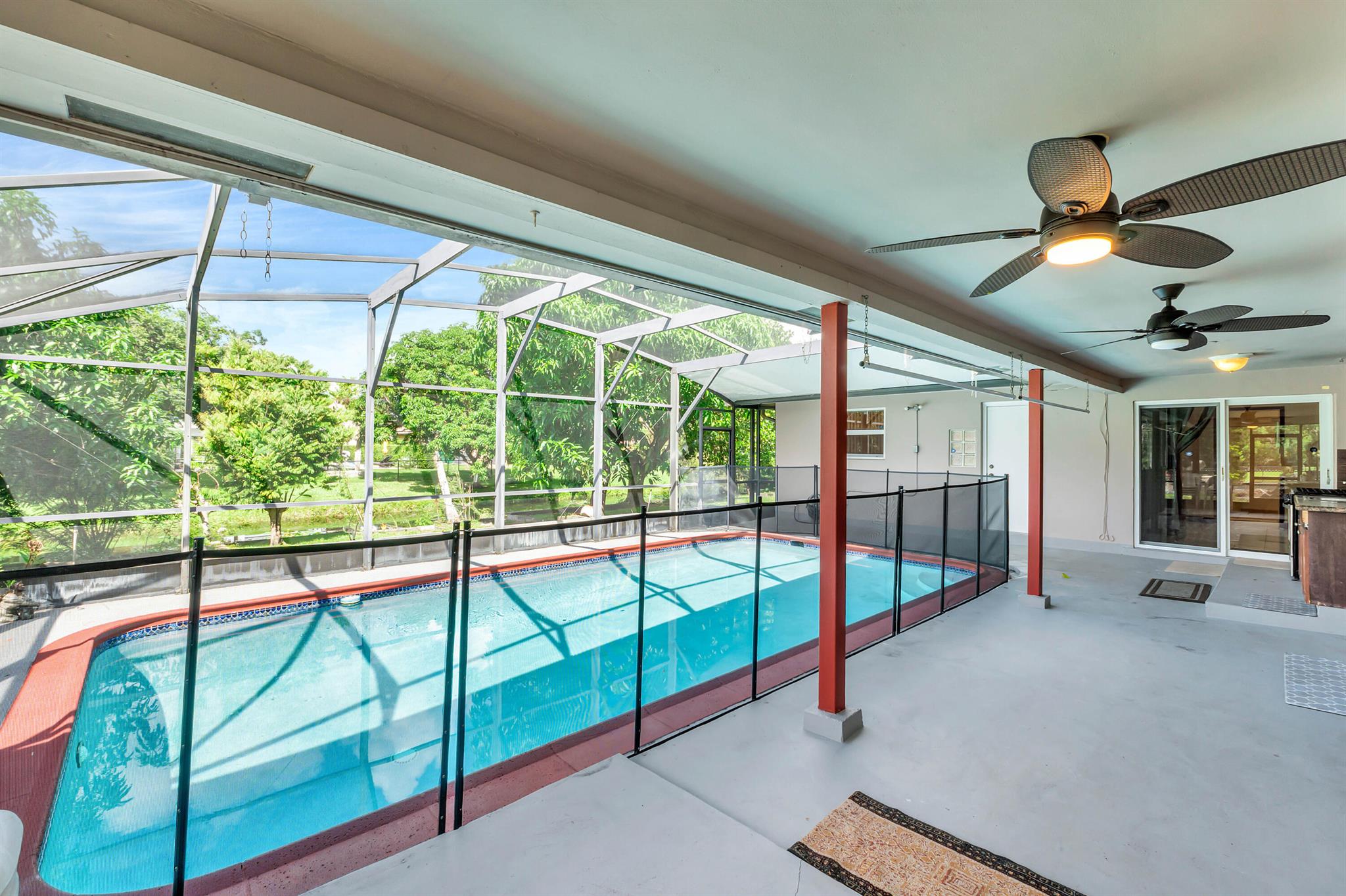 Super Motivated Seller! $10,000 credit to buyer for interest rate buy down or closing costs. This 4 bedroom, 3-bathroom pool home is a rare find. Hurricane impact windows, 2023 A/C. Tucked away on a small private cul-de-sac. This home is perfect for entertaining. Private back yard with inground pool and loaded with fruit trees.  Split bedroom plane, granite countertops and much more. PRICED WELL BELOW RECENT APPRAISAL.