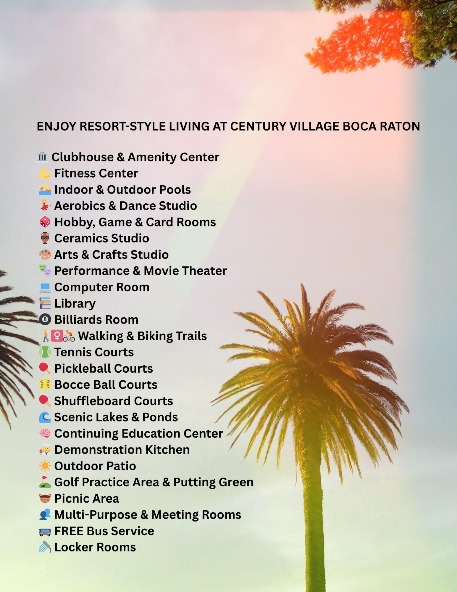 LINCOLN AT CENTURY VILLAGE CONDO - Residential Lease