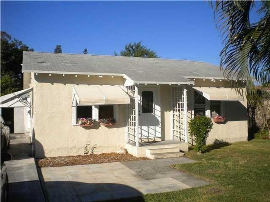 This cozy 2/1 located on a very  quiet street has lots of potential with a very large property to do just about anything you like with . No HOA , plenty of room for a boat or motor home parking. new a/c system, new insulation , vinyl privacy fence and updated bathroom. Needs a bit of TLC .