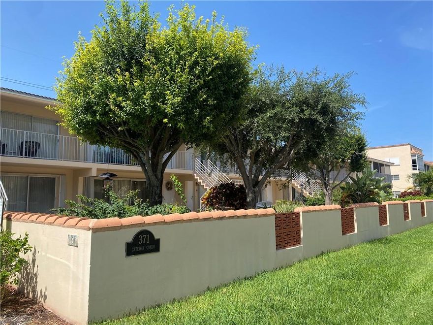 Boutique Building in East Boca-Unit in exceptional Condition-Newly Remodeled with excellent taste-Top of the Line Porcelain Tile throughout-New AC, Plumbing, electrical , lighting , and fans-Brand new kitchen with new cabinets, backsplash and designer countertops-Crown Molding and silhouette blinds-Front screened in Patio PLUS a CUSTOM made Zen Deck in the back with a waterfall ! The building has it's re-certification- new roof and newly painted-Don't miss this Gem in the center of Boca Raton ! Low Maintenance ! Over 55 Community !!