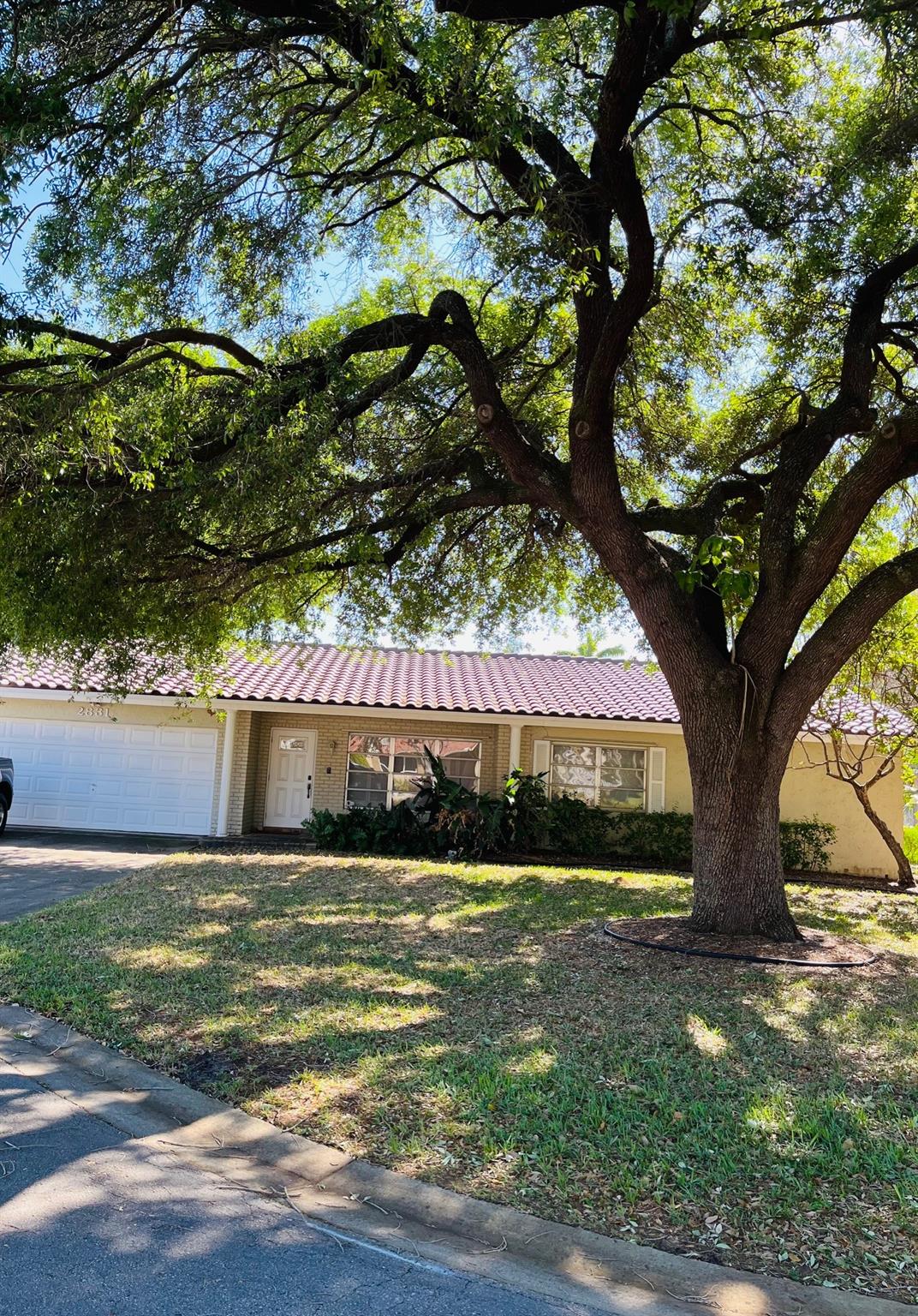 Welcome to this spacious 4 bed,2.5 bath with 2 car garage situated on a cul da sac lot. Located in Coral Springs which is known for its welcoming atmosphere and active lifestyle, with an abundance of parks, recreational spaces, and frequent community events. House features include: ceramic tile floors in living areas, laminate in bedrooms, wood kitchen cabinets, stainless appliances, family/game room, oversized walk-in closet in the primary BR, open private patio with pool . Fenced in yard. New Roof. Impact windows are in the process of being installed. No HOA!