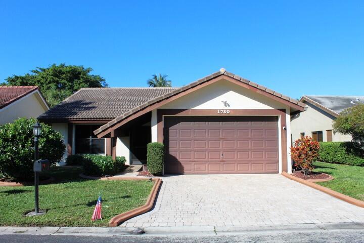 You're going to love this charming single-family residence in the heart of Coral Springs in the highly sought after community of Ramblewood Villas. Well maintained 3 bedrooms, 2 baths and 2 car garage, real wood floors through out, high-end window covers, full size washer & dryer in the garage. Complete hurricane Accordian shutters. All ages community. HOA only $160 a month. HOA maintains the lawn and community pool. Pet-friendly (2 pets allowed, 40+ lbs with approval). Easy to show--don't miss this gem with its friendly community atmosphere, beautiful parks, and excellent schools. Room sizes are approximate. All info deemed reliable but not verified.
