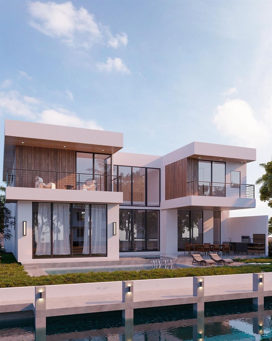 EXCELLENT INVESTMENT OPPORTUNITY! 2025 NEW CONSTRUCTION 5,891 SF 2-story residence with approved plans. $$$ BUILT IN EQUITY $$$ Open concept contemporary design in the highly desirable Rio Vista island community of Lauderdale Harbors. Situated on 70-feet of prime ocean accessible deep water with no fixed bridges, mere minutes to Port Everglades Inlet. ACT FAST. New seawall and concrete dock on a wide canal measuring over 140 ft.  Plans included for Buyer to complete construction of 6 bed/7 bath with elevator, pool, spa, and lanai. Property will convey AS-IS, CASH ONLY. Closing is not subject to Seller obtaining Certificate of Occupancy. BUY NOW!