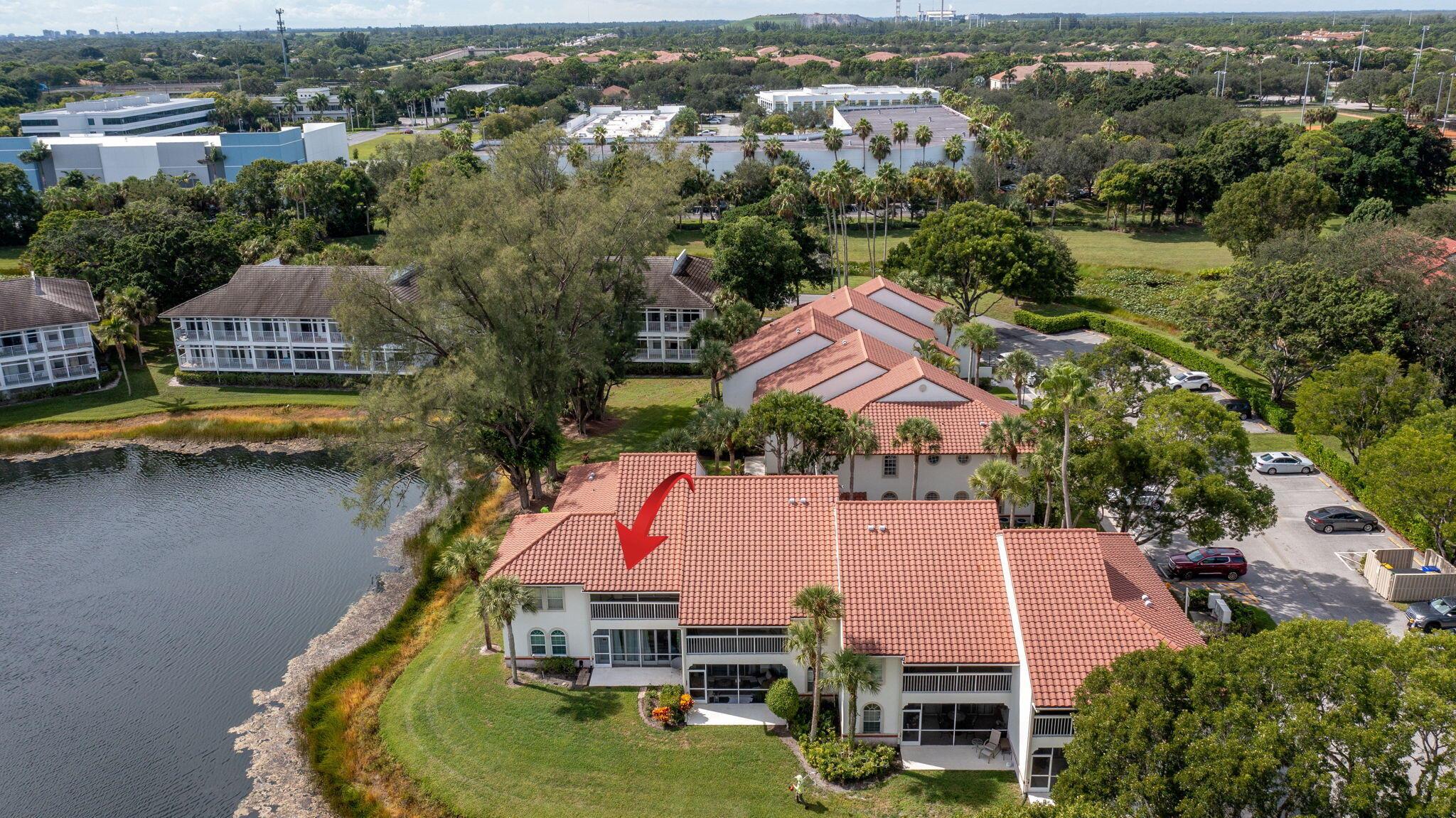 Spacious, clean, 2/2 condo overlooking the lake in Meadowbrook at PGA National. This well maintained condo has brand new LVP flooring throughtout and a large covered, screened balcony overlooking the lake. Valuted ceilngs in the great room with large sliding glass doors to the balcony make this lovely condo light & bright. The primary bedroom has an ensuite bath with dual sinks and combo soakiing tub and shower. It features a walk in closet and sliding doors to the lakeside balcony. The 2nd bedroom is located to the front of the condo and has plenty of closet space. There is a in-unit utility room with full size washer and dryer. Eat-in kitchen plus dining area too. Water, sewer and trash included in the rent. There is a communty pool as well as PGA National amenties. Visit today!