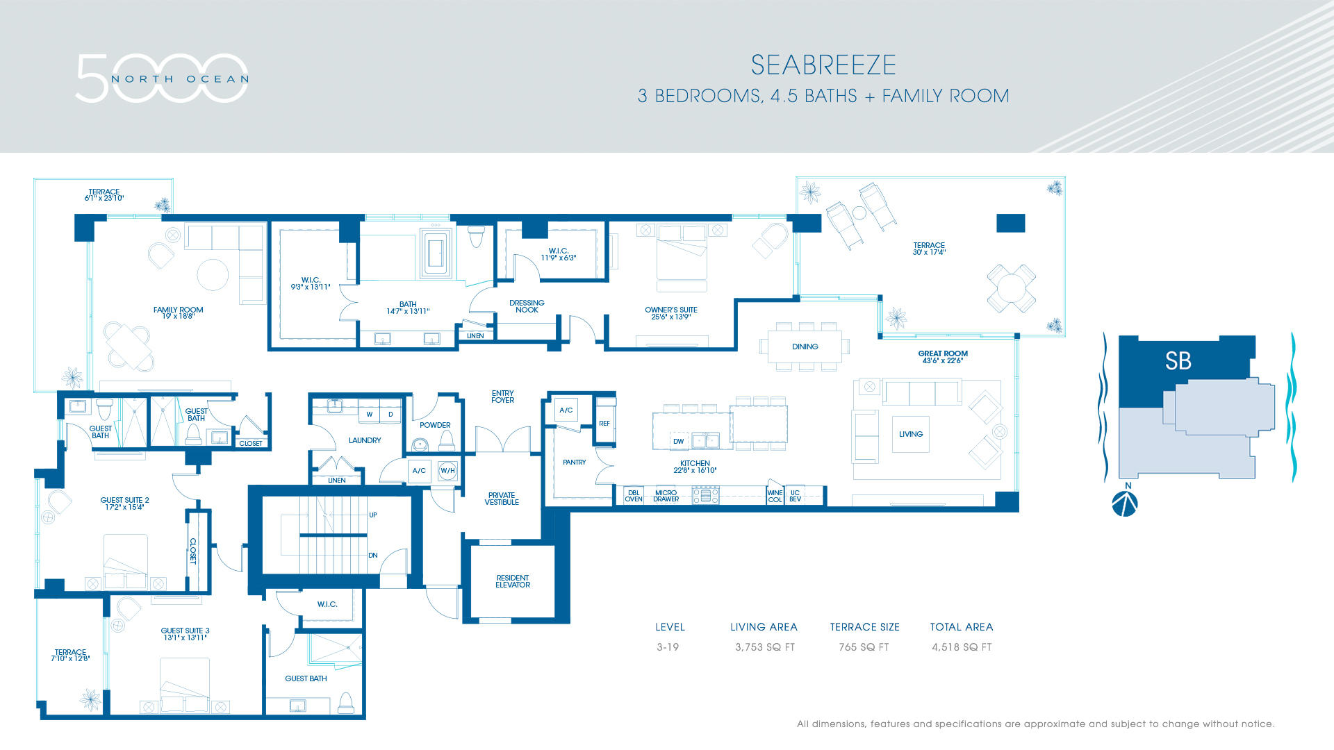 5000 NORTH OCEAN - Residential