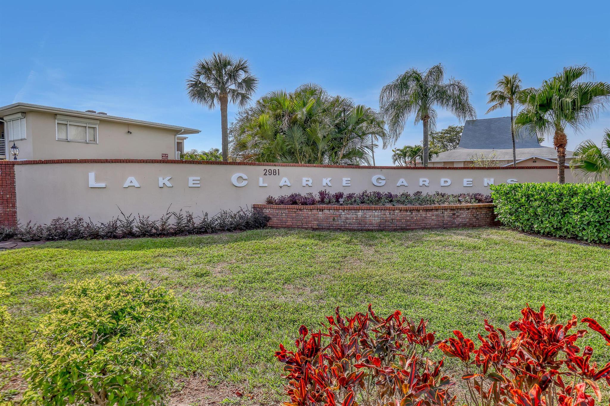 Step into this charming and move-in-ready 1-bedroom, 1-bath first-floor condo in the heart of the desirable 55+ Lake Clarke Gardens community. This beautifully updated unit features a bright white kitchen, newer appliances and fixtures, and comes fully furnished for your convenience. Located close to the laundry room and elevator, it offers easy access and everyday comfort.The open-concept living and dining area is bathed in natural light, creating a warm and inviting atmospherea"perfect for both relaxed living and entertaining. The private patio overlooks a quiet green space, ideal for enjoying your morning coffee or winding down at sunset in complete serenity.Ideally situated near shopping, grocery stores, dining, and just minutes from Lake Worth Beach,