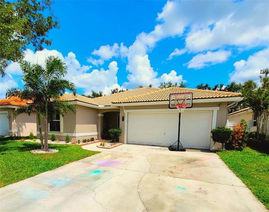 Back on market! Your chance to own in Winston Trails! This 3bed 2bath + den (can be used as office, playroom or man-cave!) is ready for you to make it your own! Seller offering 20k seller credit! (w acceptable offer) Pet lovers, this home welcomes your dogs and cats too! With doggy doors and a turf side yard that is pet friendly! The screened in back patio offers peace and tranquility to your day; enjoy entertaining with the hand-crafted bar in back! For your ease of mind, backyard is fully fenced-in! Make a culinary experience happen every day in this spacious kitchen and enjoy a reverse-osmosis water system too! Close to TOP RATED schools and all the best shopping and dining Palm Beach county has to offer! (tenant is moving out August 31,2026)