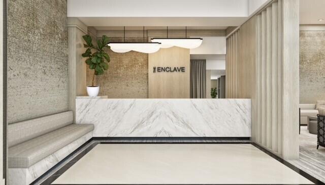 ENCLAVE OF PALM BEACH COND DECL FILED 2-12-85 IN - Residential