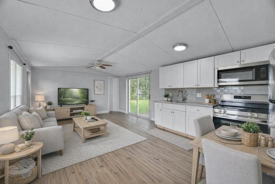 homeownership opportunity with land included! This 2-bedroom, 1.5-bath mobile home is situated on its own lot—no lot rent and no HOA restrictions. Perfect for first-time buyers, investors, or anyone looking for a peaceful and friendly lifestyle.  The property offers a functional layout with a comfortable living area, spacious bedrooms, and great potential to personalize or update to your taste. Enjoy the freedom of owning your land and the flexibility this property provides.  Conveniently located in Moore Haven with easy access to local shops, schools, and major roadways. Whether you're looking for a primary residence, rental investment, or seasonal home, this is a great opportunity at an attractive price point.  Schedule your showing today and explore the potential