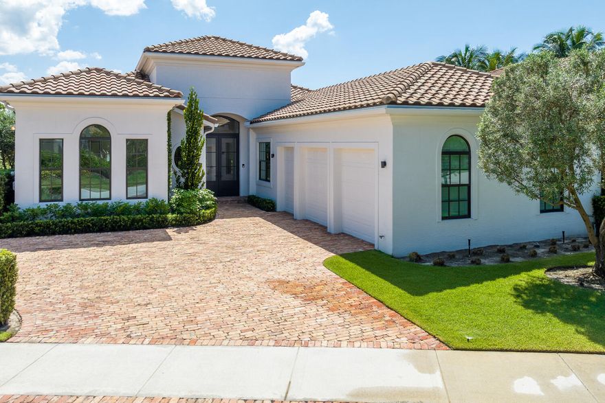 This spectacular home boasts 4400 sq.ft. with four bedrooms and four and a half bathrooms. It simply is the chicest home available in Hunters Chase at the Palm Beach Polo and Country Club. The views of the lake and golf course are magnificent! The home has an open concept with soaring ceilings, two screened outdoor living areas, one with summer kitchen and cabana bath, overlooking the salt water pool. This home was completed in 2015 and under went extensive renovation in 2021 and 2022. There are simply too many magnificent features to mention! All with-in a short drive to the Winter Equestrian Festival show grounds, world class shopping and wonderful restaurants and entertainment.