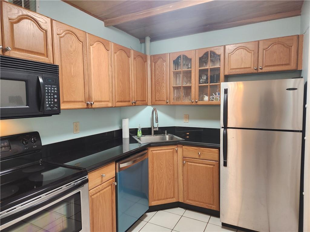 Best priced 1st floor unit East of 95 in a pet friendly community. 1 pet per unit. 20 lbs. max. Many upgrades. Recent kitchen, Brand new Central A/C. New Dishwasher. Excellent location. Steps to laundry, mail box, parking. Short walk to our Tropical Courtyard with heated pool and shuffleboard court. Loads of chaise lounges, tables and chairs. Clubhouse offers kitchen, cable and wi-fi. Friendly Senior community. Must be 45 or older. Low monthly maint. Very well kept inside and out. New coinless laundry. Lots of recent upgrades throughout the complex. This development is the best kept secret. Financially Sound. Bus stop right out in front. 3 miles to beach. 1 mile to Wilton Manors Dr. Publix just a few blocks away. Airport approx. 11 miles away. Bicycle storage. Plus storage locker.