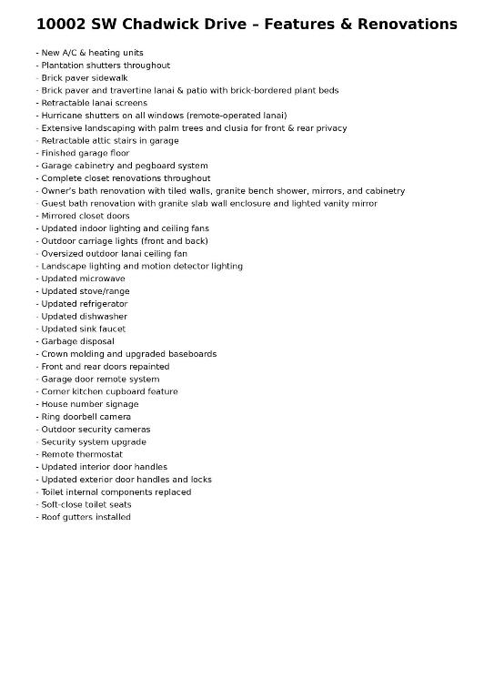 TRADITION PLAT NO 18 - Residential