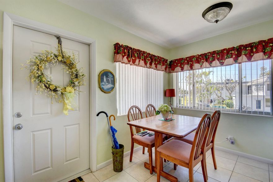 FIRST FLOOR KING SIZE UNIT.This is your paradise in Murry Hills. Condo with great backyard and nice views from front too! Tile floors, well kept corner unit, lot of windows. King size unit 734 sq. Low maintenance $174.48, includes cable TV! Great location close to clubhouse/pool/amenities.  Hurricane shutters.Murry HIlls is 55+ community, no renting first 2 years, no pets.