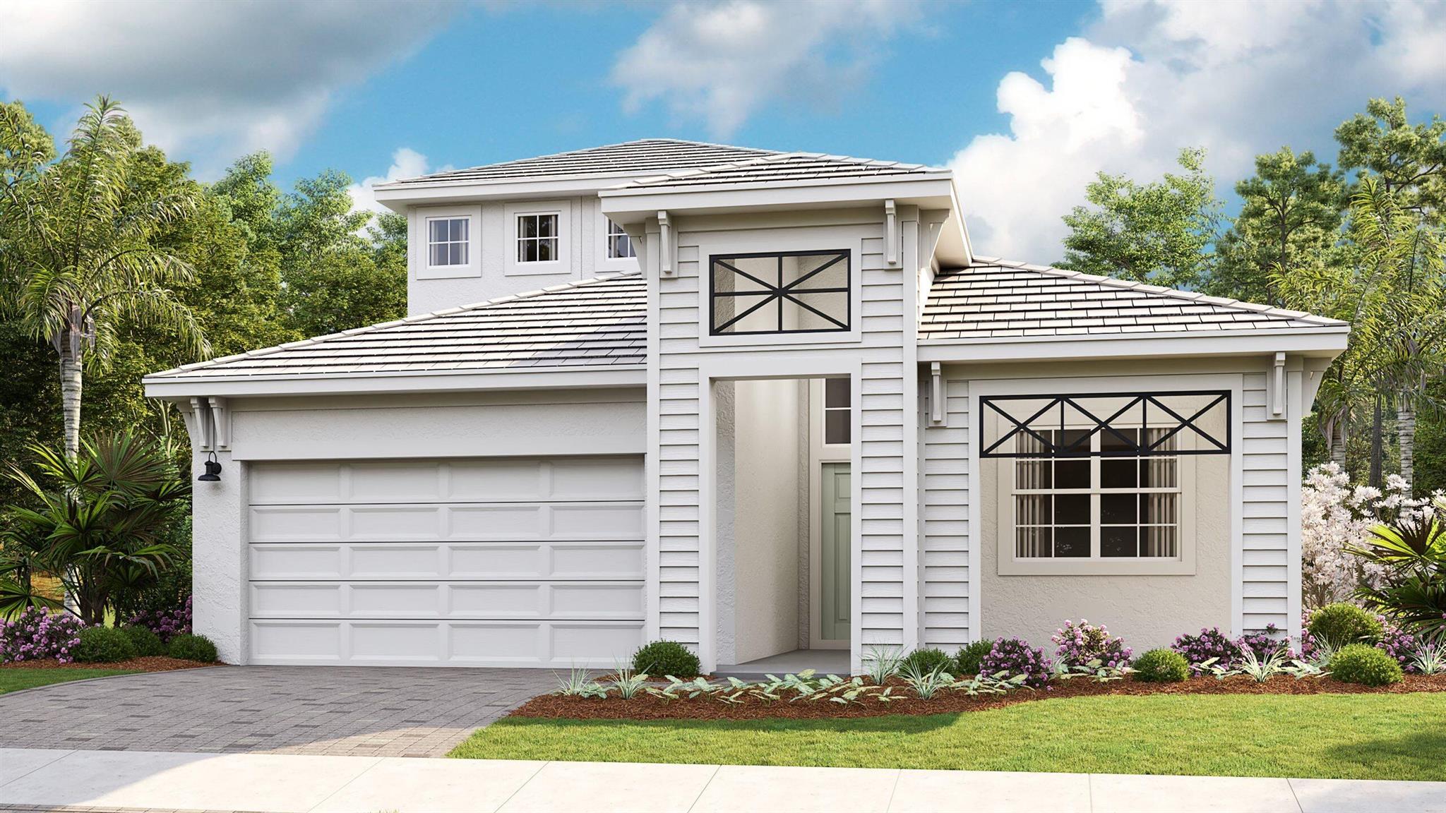**New Construction** Model photos used for reference. Move-in-ready available. This brand-new Madison floorplan is situated on a private homesite overlooking the Atlantic Ridge State Park. Within the gated community of Cove Royale and built by Kolter Homes, this Madison offers 3 bedrooms and 3 bathrooms on the first floor, and an upstairs bonus room with an additional full bathroom and walk-in closet. This Madison also has a 16-foot wide by 10-foot-high sliding glass door overlooking the state park and the lanai has an added 5' privacy wall with gas, electric and water connections for a future outdoor summer kitchen.