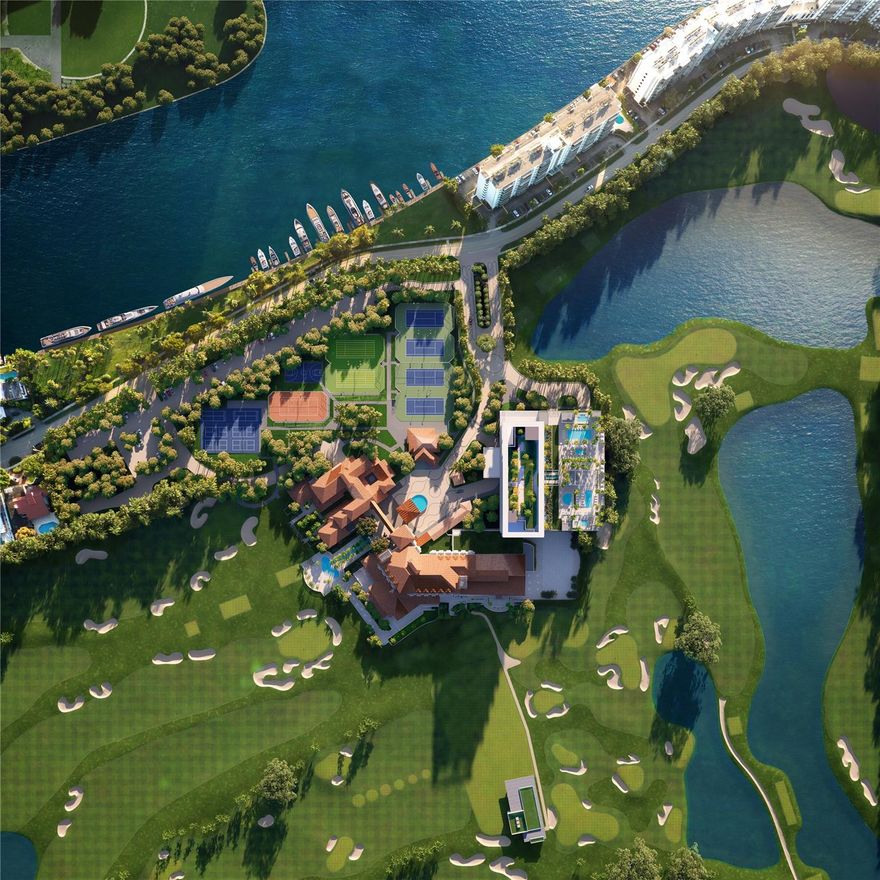 Rising 20 stories, The Residences at Shell Bay by Auberge Resorts Collection offers 108 bespoke homes w/ views over the Greg Norman-designed championship golf course & private marina. Impeccable finishes include custom European oak cabinetry, marble & stone slabs, 10 FT Ceilings & open-concept layout w/ generous living & entertaining spaces. This is the largest 2 Bedroom layout w/ approx 2,000 SF of Living Space. Expansive wraparound terrace offers breathtaking views of the Golf course, City Sunsets, Lakes & manicured grounds. Shell Bay offers unrivaled Amenities & services including a championship golf course, 9-hole par 3 course, racquet club w/ 7 tennis courts including pickleball & padel, bowling alley,Auberge Spa, 15,000 SF of fitness, multiple dining venues, room service & much more.