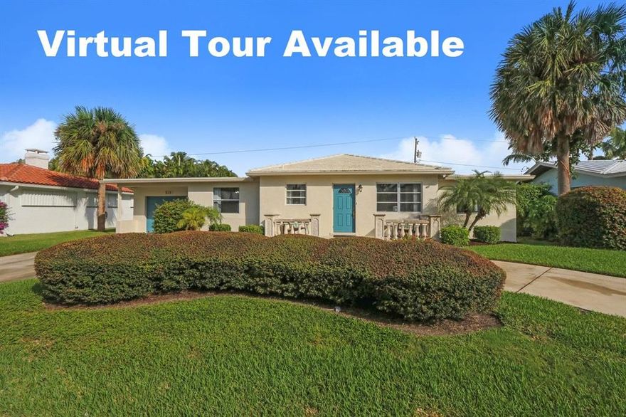 Available as an off season rental from Aug  2021 to Nov 2021 at $3500 month or for the 2022 Season (Dec 2021 to April 2022) at $5500 per month with a 120 day minimum lease. This beautiful home in the heart of Palm Beach Shores is perfect for families! 1 min walk to Sailfish Marina Restaurant, 6 min walk to the best beach in Florida. Large, lush private backyard and patio, Two master bedrooms and a huge bunk room! Fully-outfitted kitchen to cook for any size family, lots of comfortable living space inside & out, an XL washer & dryer for all of your laundry needs. There are a total of 8 beds in the house, sleeping up to 6 adults with kids comfortably. Beds: 2 King, 2 Full, 4 Twin. Internet, cable, and water included. Pets & smoking are strictly forbidden.