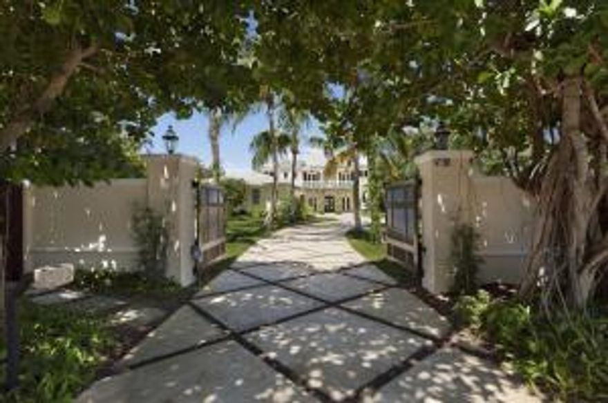 Custom Built British West Indies Intracoastal Estate.  This contemporary estate has top of the line finishes, 3 Car garage and guest house.  Unbelievable intraocastal water views with 102+/- feet of direct intracoastal and a new 93ft+/- dock. Enjoy your own private beach and lush tropical landscaping. The information herein is deemed reliable and subject to errors, omissions or changes without notice.  The information has been derived from architectural plans or county records. Buyer should verify all measurements. ***SEE SUPPLEMENT***