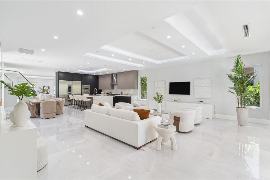 NEW CONSTRUCTION in the prestigious Idlewyld neighborhood located off of Las Olas Blvd. A short stroll to the renowned Fort Lauderdale beaches & vibrant dining this 5-bedroom, 5-bath pool home has over 4700 sq ft under air. Featuring multiple social areas, top-of-the-line appliances, & exquisite designer finishes, this home is crafted for both comfort and style. The expansive outdoor entertainment space, complete with a summer kitchen, heated salt water pool has preferred southern exposure. Oversized two-car garage and generous driveway.