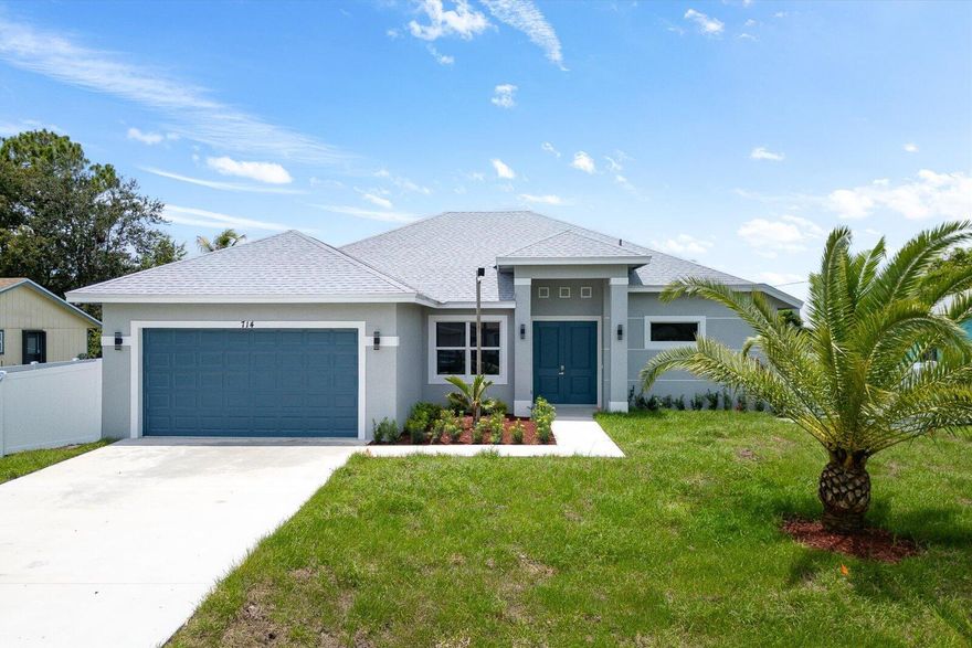 Newly Constructed Single Family Home available for rent in the heart of Port St. Lucie. This modern luxury Single Family Home features an amazing tile floorplan, open kitchen, spacious master bed & bathroom with a walk-in-closet and dining combination that makes it entertaining. This elegant home comes with CBS construction and impact windows. Centrally located in the city. Minutes away from supermarkets, highways, shopping centers, restaurants, and much more!!!. Schedule your private tour and experience the comfort of your new home today!